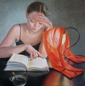 Artwork Title: La Lampe Rouge
