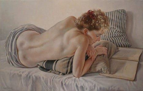 Artwork Title: L'Odalisque aux coussins rayés