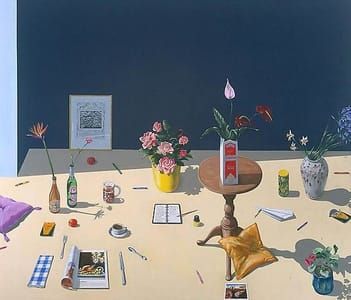 Artwork Title: Untitled, Dutch Still Life with Cushions