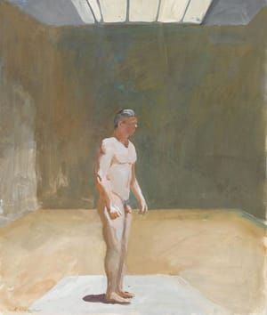 Artwork Title: Model in Large Studio