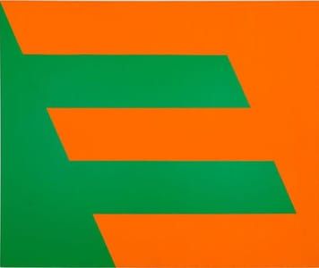Artwork Title: Green and Orange