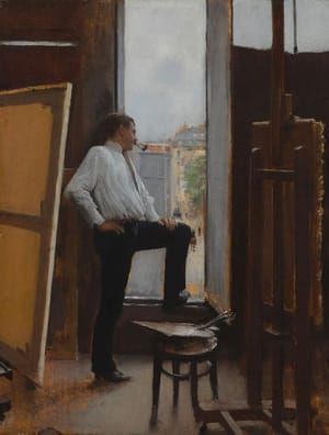 Artwork Title: In the Studio