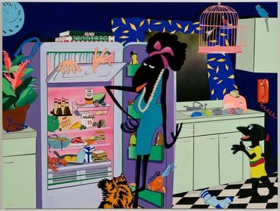 Artwork Title: Midnight Snack