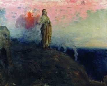 Artwork Title: Изыди, Сатана!, эскиз. Н.д
