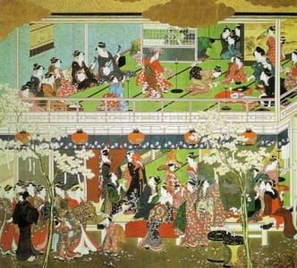 Artwork Title: Yoshiwara no hana : Setsugetuka-3bu-saku