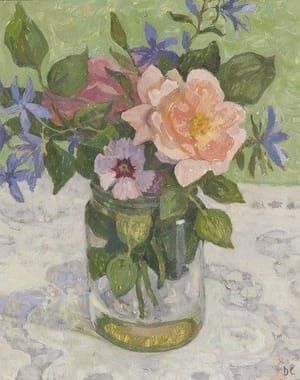Artwork Title: Flowers in a Glass Jar