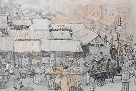 Artwork Title: Bedfore Market