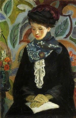 Artwork Title: Lady with a Book