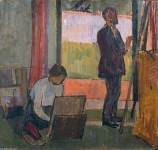 Artwork Title: Frederick and Jessie Etchells Painting