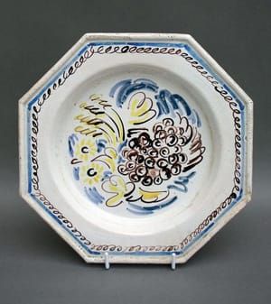 Artwork Title: Plate Decorated By Vanessa Bell