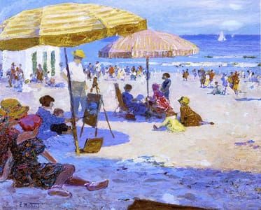 Artwork Title: Umbrellas and the Sun