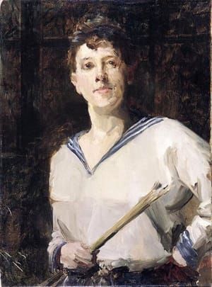 Artwork Title: Self-Portrait in a Sailor’s Blouse