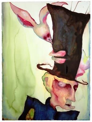 Artwork Title: Harlequin Jack And The Absinthe Bunny