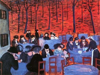 Artwork Title: Beer garden