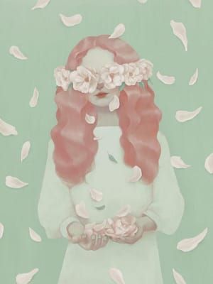 Artwork Title: Red Hair Girl