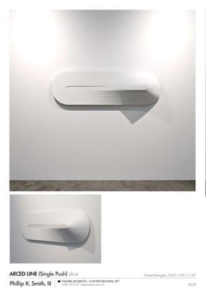 Artwork Title: Arced Line (Single Push)
