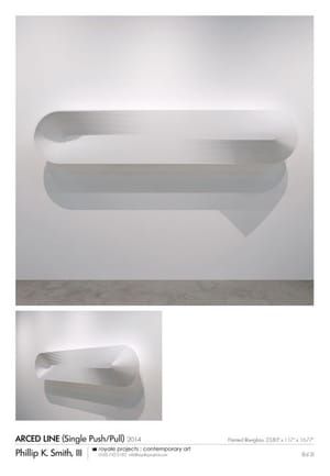 Artwork Title: Arced Line (Single Push/Pull)