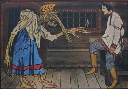 Artwork Title: The Witch Baba Yaga and Ivachko