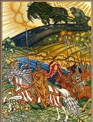 Artwork Title: Bogatyr Volga & Micula Selaninovits