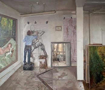 Artwork Title: In the Studio