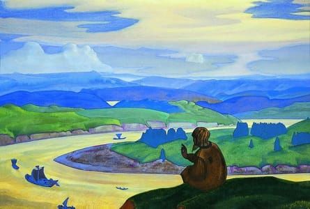Artwork Title: Procopius the Righteous Praying