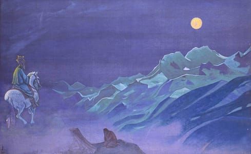 Artwork Title: Ойрот - Вестник Белого Бурхана (Oirot - Messenger of the White Burkhan)