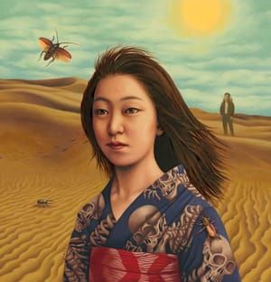 Artwork Title: Woman In The Dunes