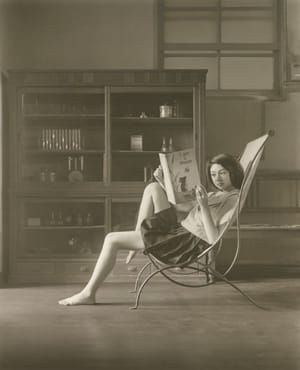 Artwork Title: A Study of Katia Reading