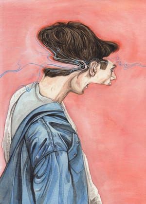 Artwork Title: We Won That Battle Watercolour and Gouache