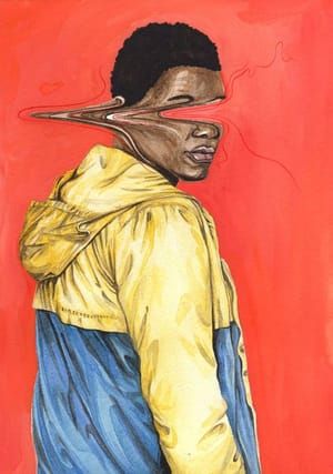 Artwork Title: Fresh Hell Watercolour and Gouache