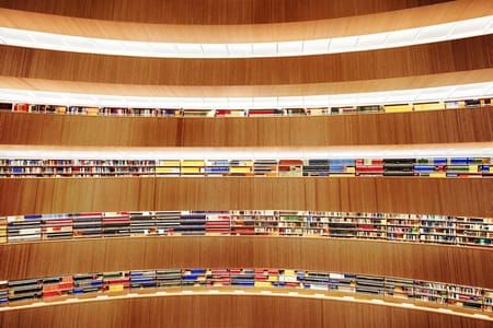 Artwork Title: Library At The Institute Of Law