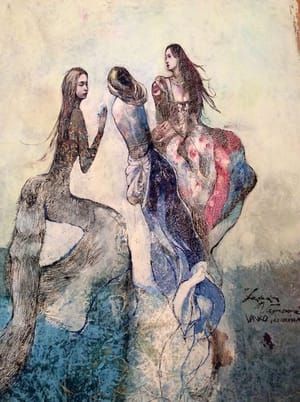 Artwork Title: Rozpravka pod vodou
