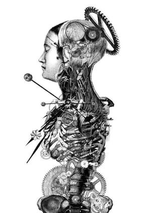 Artwork Title: Female Timenaut