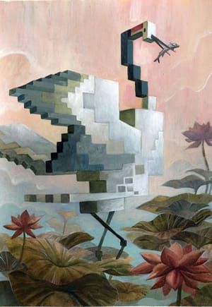 Artwork Title: Crane