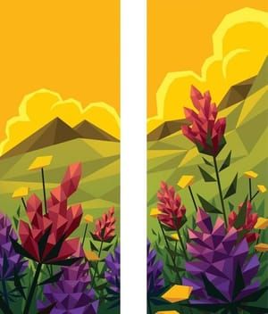 Artwork Title: Alpine Meadow