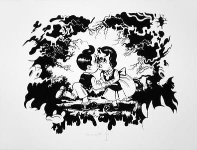 Artwork Title: Kiss On My List