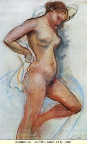 Artwork Title: After Bathing. Sketch