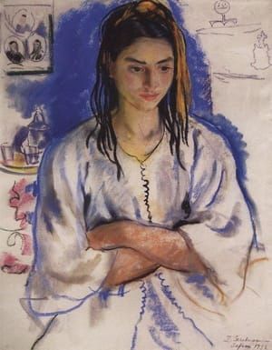 Artwork Title: Jewess in Sefrou. Morocco