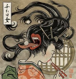 Artwork Title: Futakuchi-Onna