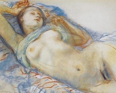 Artwork Title: Reclinign Nude