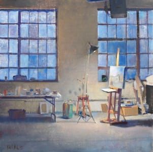 Artwork Title: Night Studio II