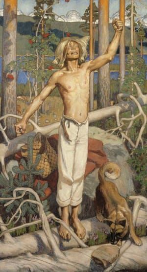 Artwork Title: Kullervo Cursing