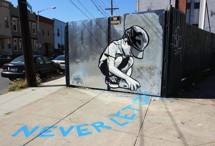 Artwork Title: Never Let Go, Bushwick Collective B