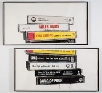 Artwork Title: Casettestacks (eighties, eclectic)