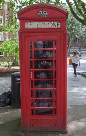 Artwork Title: Self Portrait as Butoh Man, St. John, London