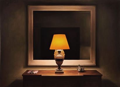 Artwork Title: Park Ave Lobby Lamp With Telephone