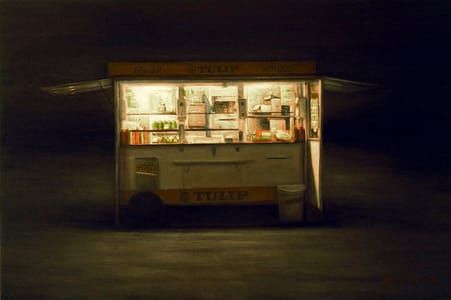 Artwork Title: Danish Hot Dog Stand