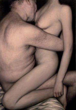 Artwork Title: Old Man And Young Girl