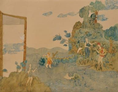 Artwork Title: 云水游, Zen World