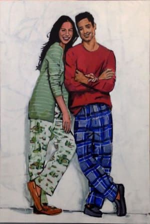 Artwork Title: Land's End Lovebirds
